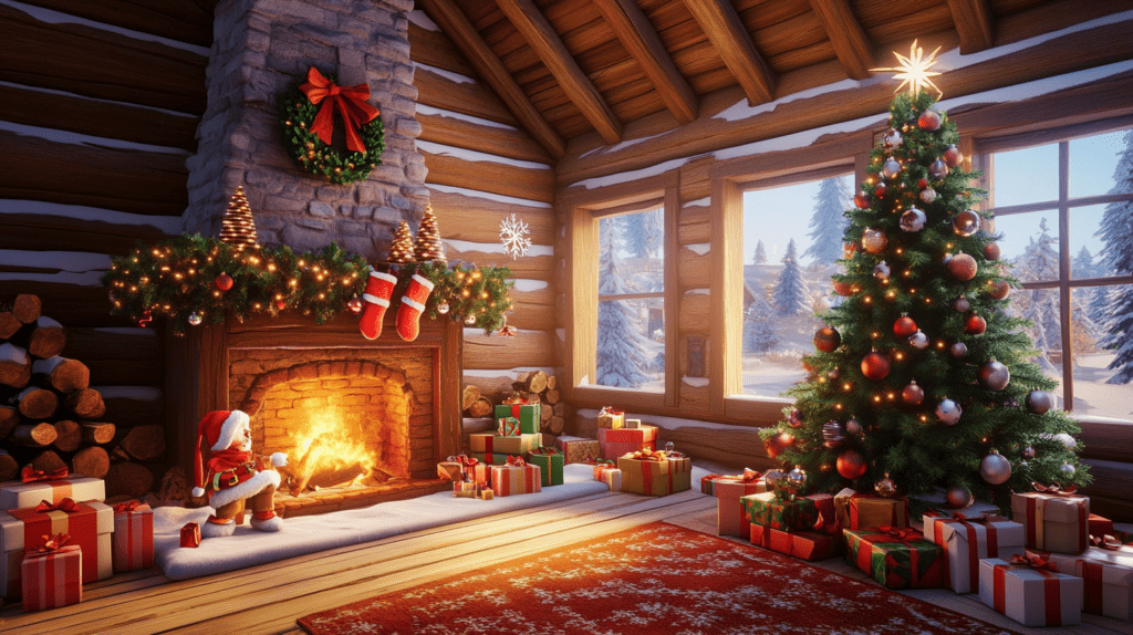 simondamgaard Create an image of a cozy Fortnite WinterFest c d8123219 c78f 4c6e aed5 d6a5ee15e9c7 0