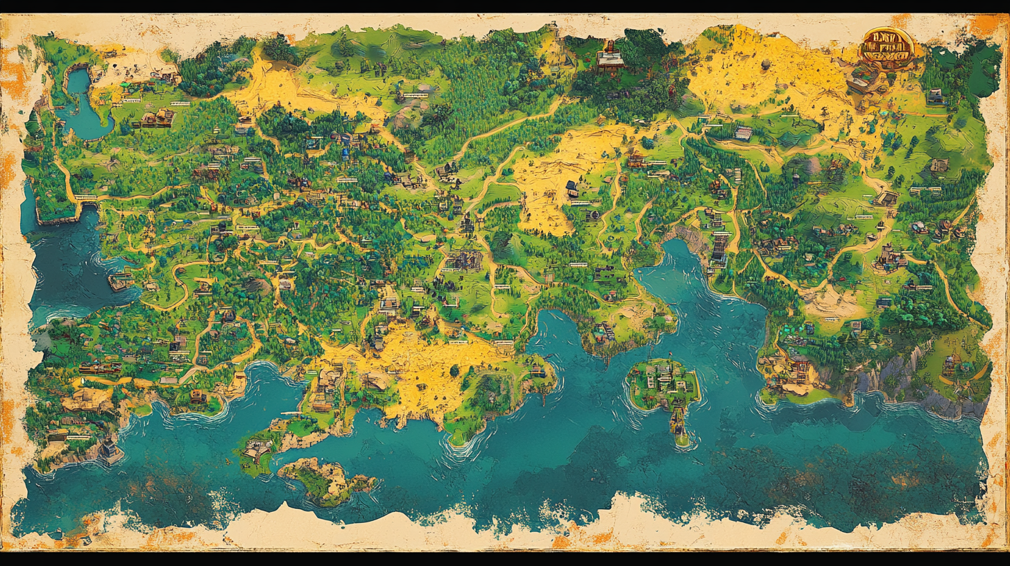 Fortnite Season 1 Map