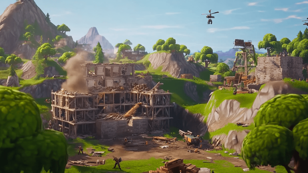 simondamgaard An intense Fortnite scene featuring a player mi 9acd96c1 2f70 447b 8923 ad1ee1437705 3