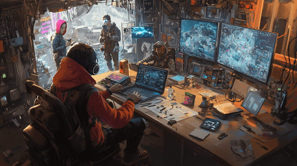 simondamgaard Create an image showing a Fortnite player pract 14052da0 91c7 4487 836d 7a0211c13a36 2