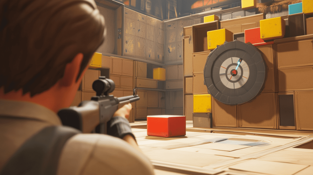 simondamgaard Illustration of a Fortnite player practicing ai fc103ae9 77a9 4a2b 88b5 88ca01f54ded 2