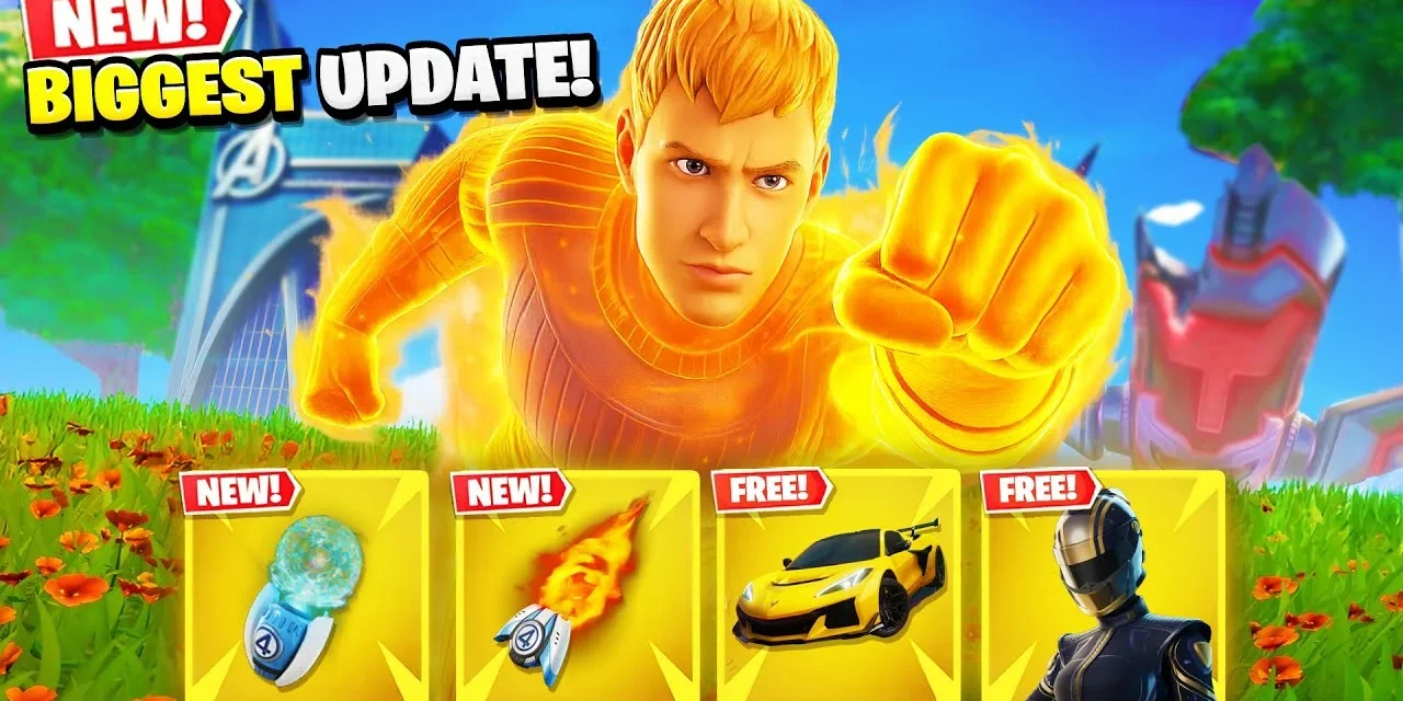 Fortnite’s Ultimate Crossover: Fantastic Four Arrive, Rocket Launch Returns, and Rocket League Takes Over